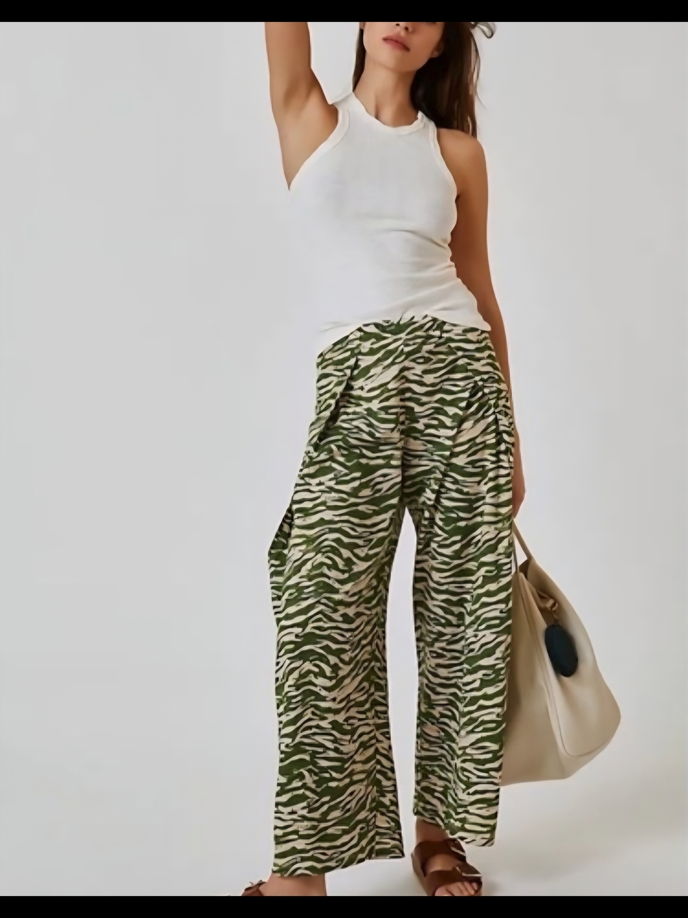 Anthropologie Daily Practce. The Montego Wide Leg Pant - Picture 4 of 6